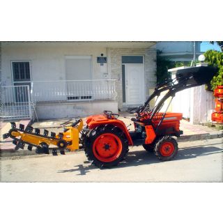 KUBOTA τρακτέρ B1600DT με Καδένα και Φορτωτή