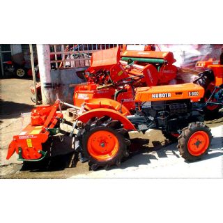 Tractor KUBOTA B6000 4wd with Italian rotary tiller