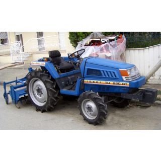 Tractor ISEKI TU220 DT with rotary tiller